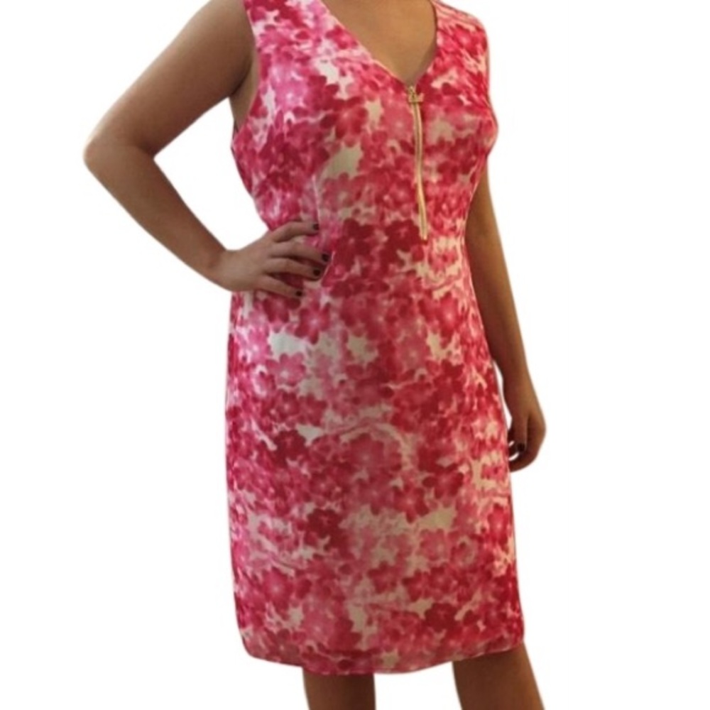 NWT DKNY Peony Chiffon Dress